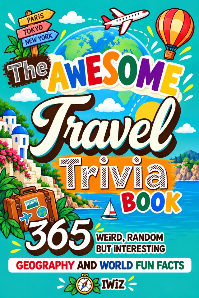 The Awesome Travel Trivia Book cover